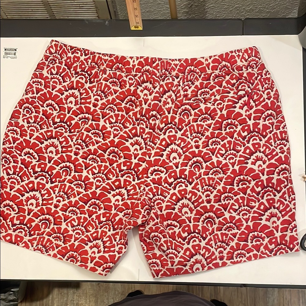 The north face size xxl Red and White Patterned Shorts in like new condition - Picture 4 of 6